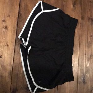 Black and white Danskin athletic shorts